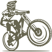 Mountain Bike Delrin Leather Stamp - All Good Leather Co.