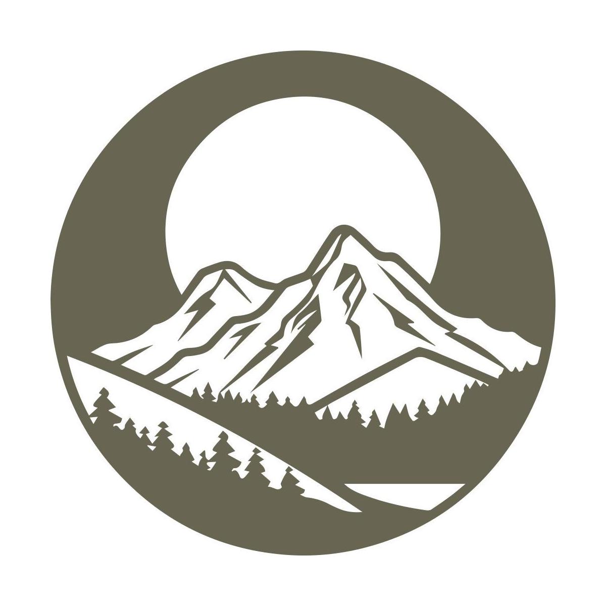Mountain Delrin Leather Stamp - All Good Leather Co.