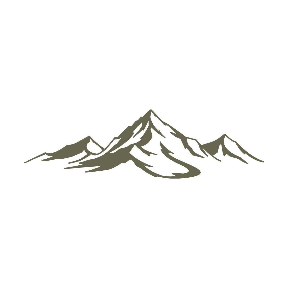 Mountain Delrin Leather Stamp - All Good Leather Co.