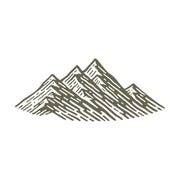 Mountain Delrin Leather Stamp - All Good Leather Co.