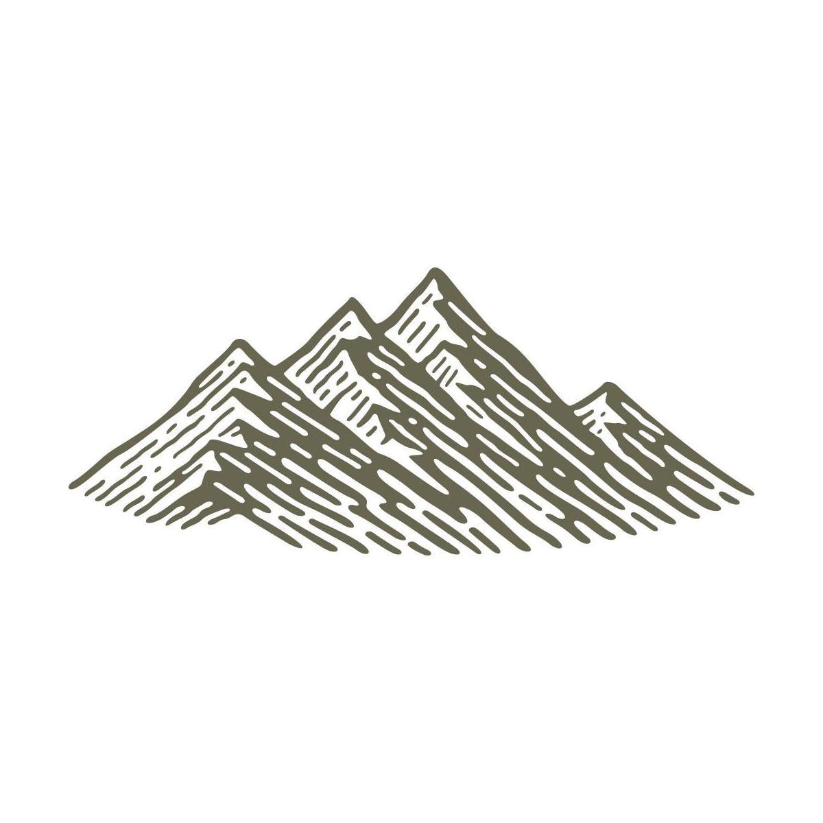 Mountain Delrin Leather Stamp - All Good Leather Co.