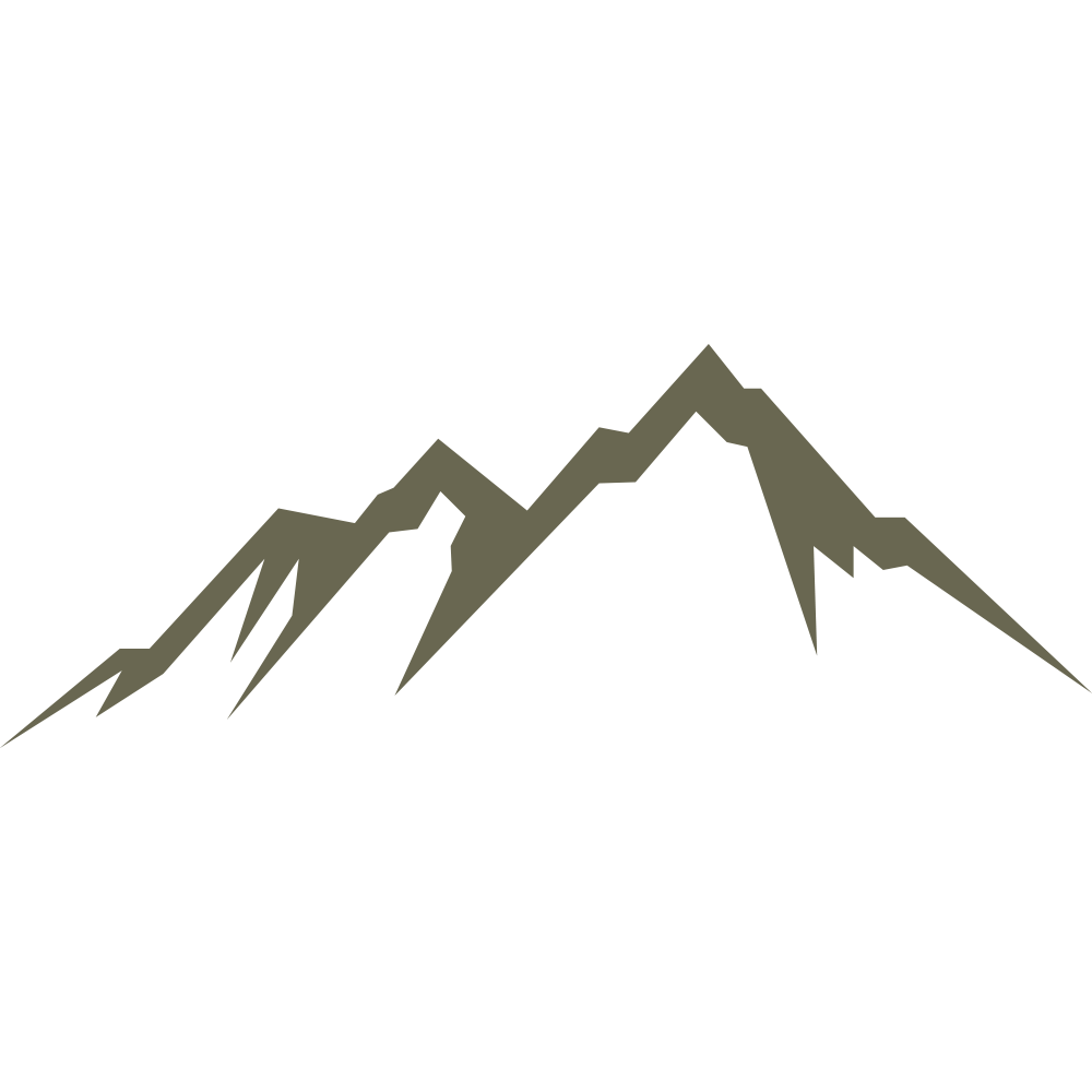 Mountain Delrin Leather Stamp