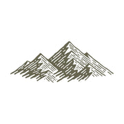 Mountain Delrin Leather Stamp - All Good Leather Co.