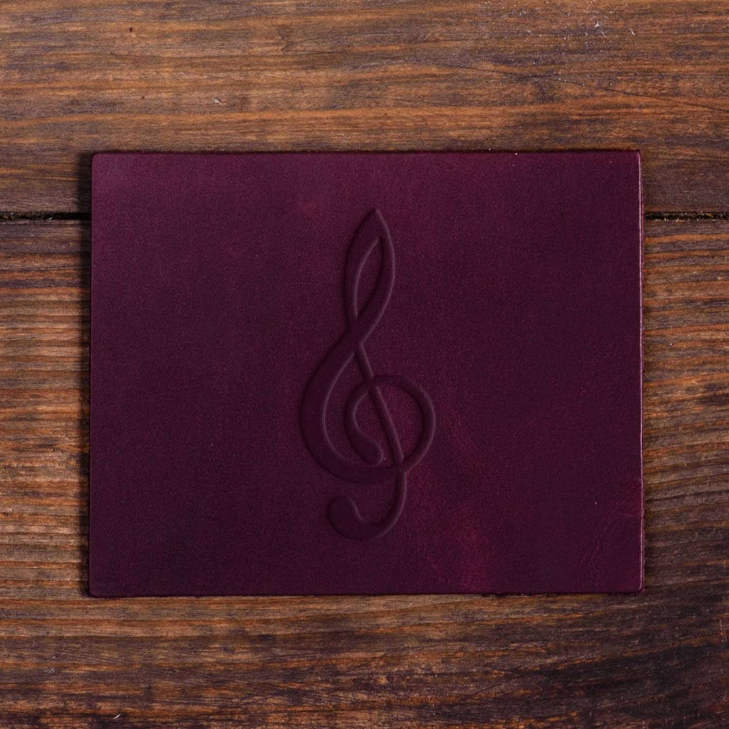 Music Clef Delrin Leather Stamp - All Good Leather Co.