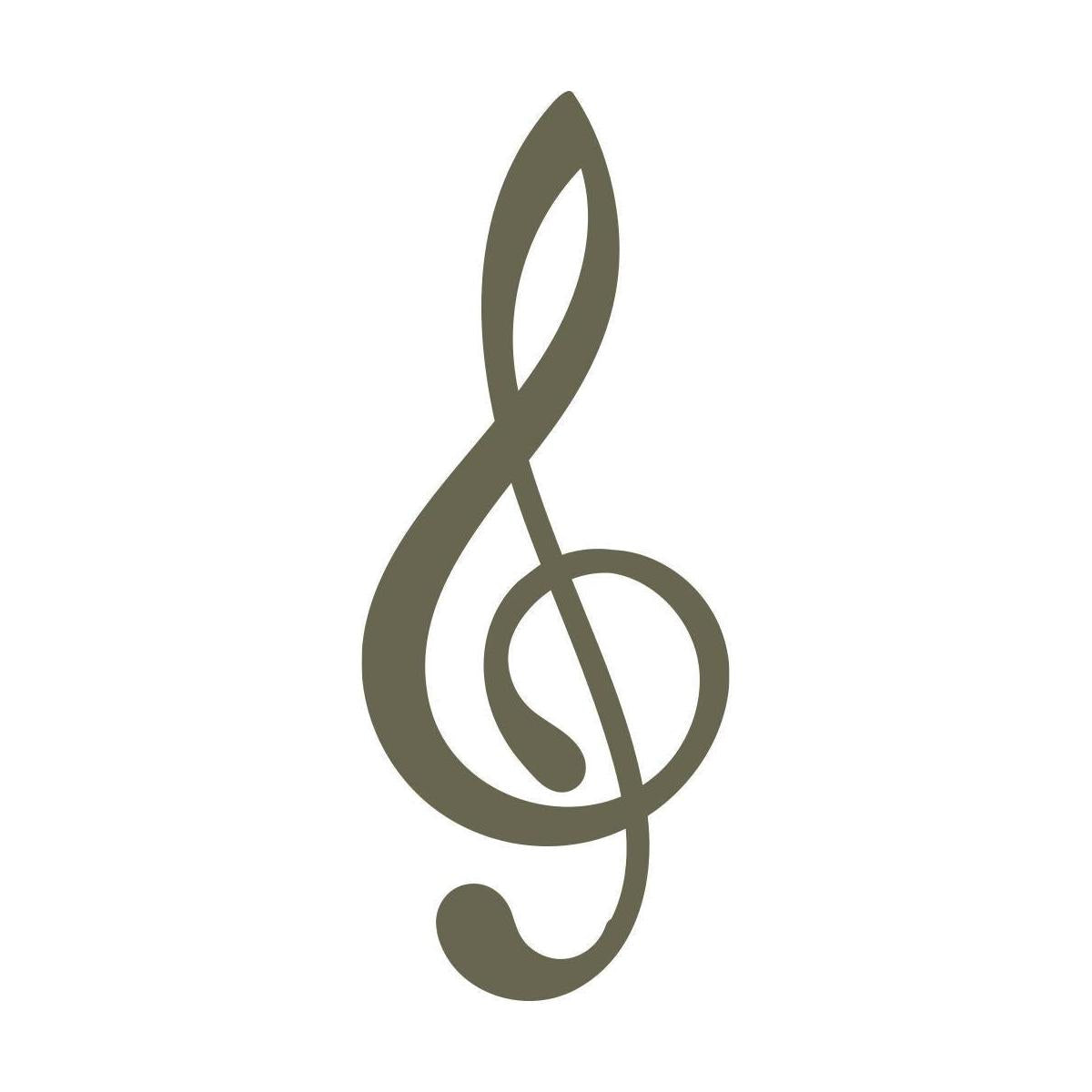 Music Clef Delrin Leather Stamp - All Good Leather Co.