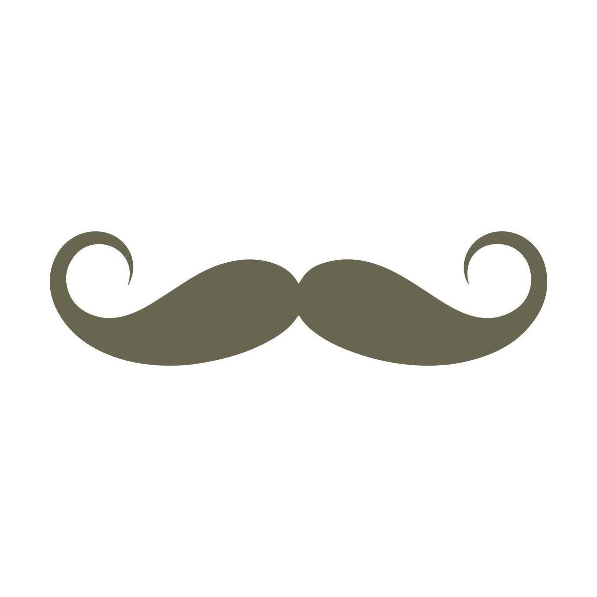 Mustache Delrin Leather Stamp - All Good Leather Co.