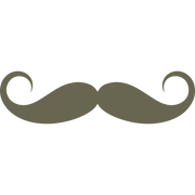 Mustache Delrin Leather Stamp - All Good Leather Co.
