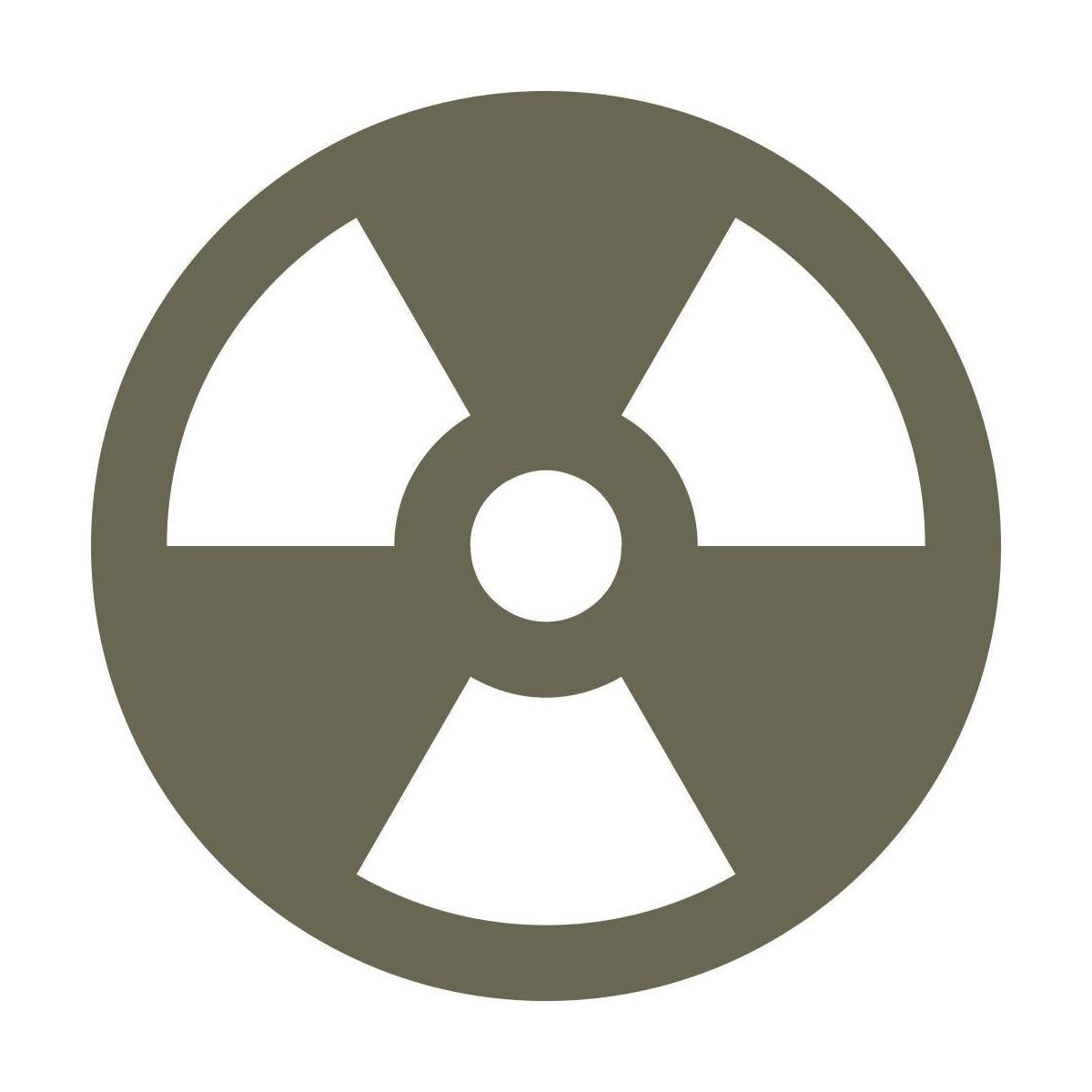Nuclear Symbol Delrin Leather Stamp - All Good Leather Co.