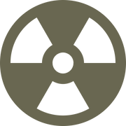 Nuclear Symbol Delrin Leather Stamp - All Good Leather Co.