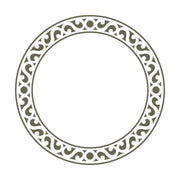 Ornate Circle Delrin Leather Stamp - All Good Leather Co.