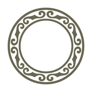 Ornate Circle Delrin Leather Stamp - All Good Leather Co.