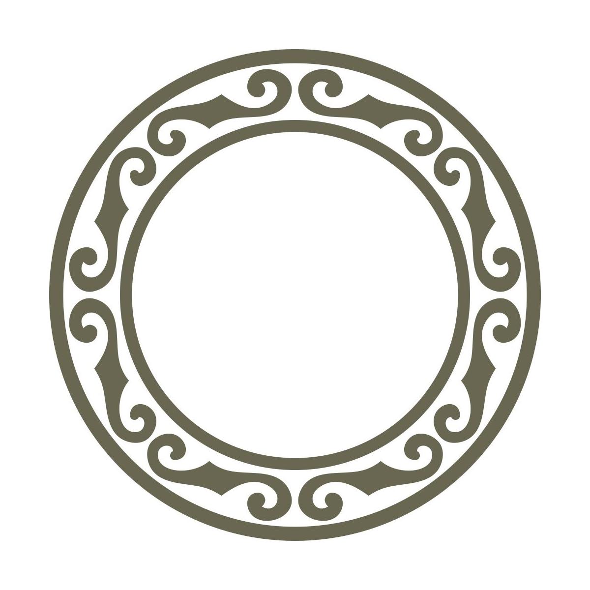 Ornate Circle Delrin Leather Stamp - All Good Leather Co.