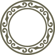 Ornate Circle Delrin Leather Stamp - All Good Leather Co.