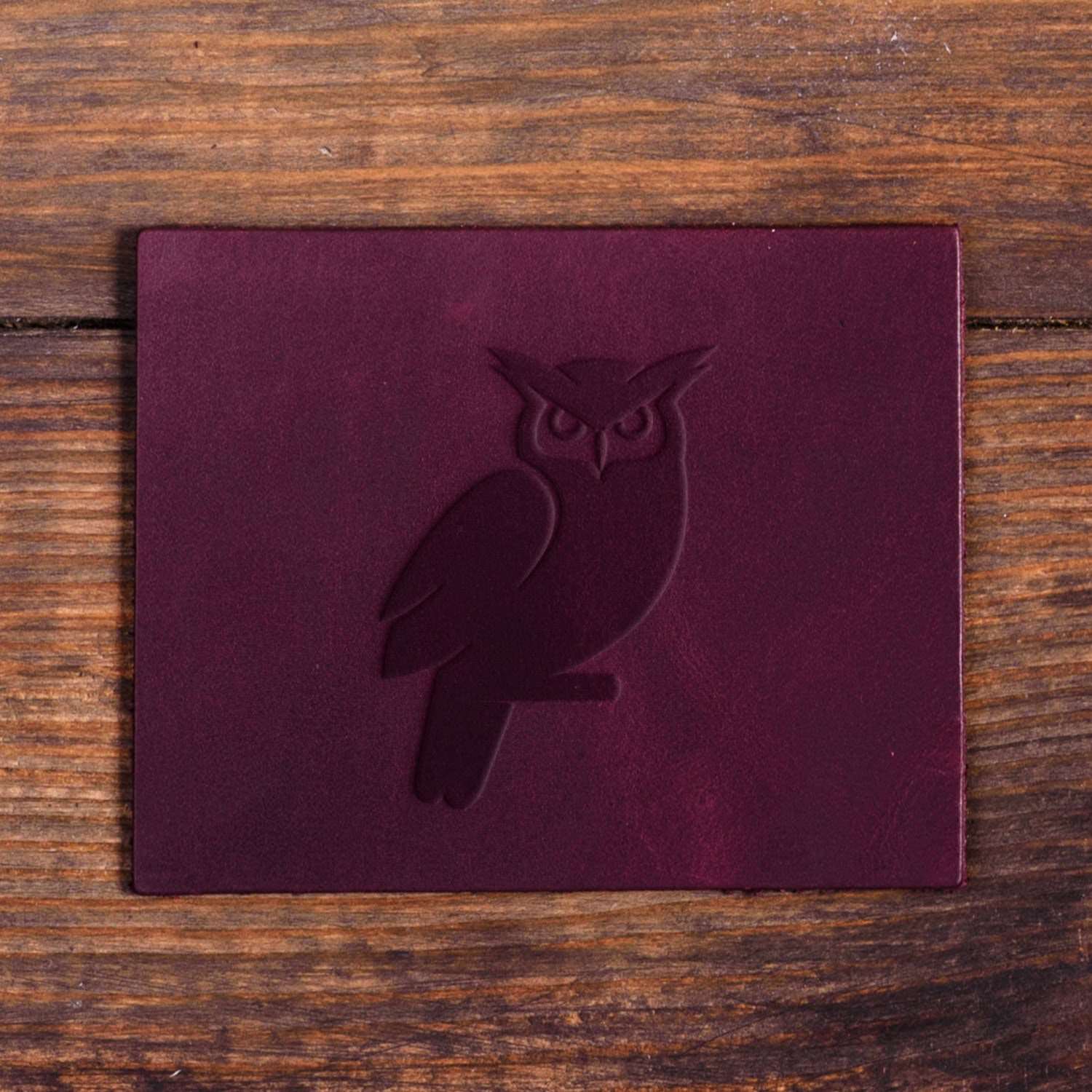 Owl Delrin Leather Stamp - All Good Leather Co.