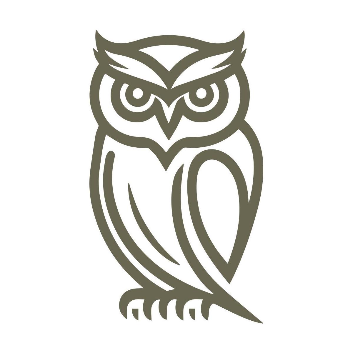 Owl Delrin Leather Stamp - All Good Leather Co.