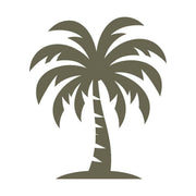 Palm Tree Delrin Leather Stamp - All Good Leather Co.