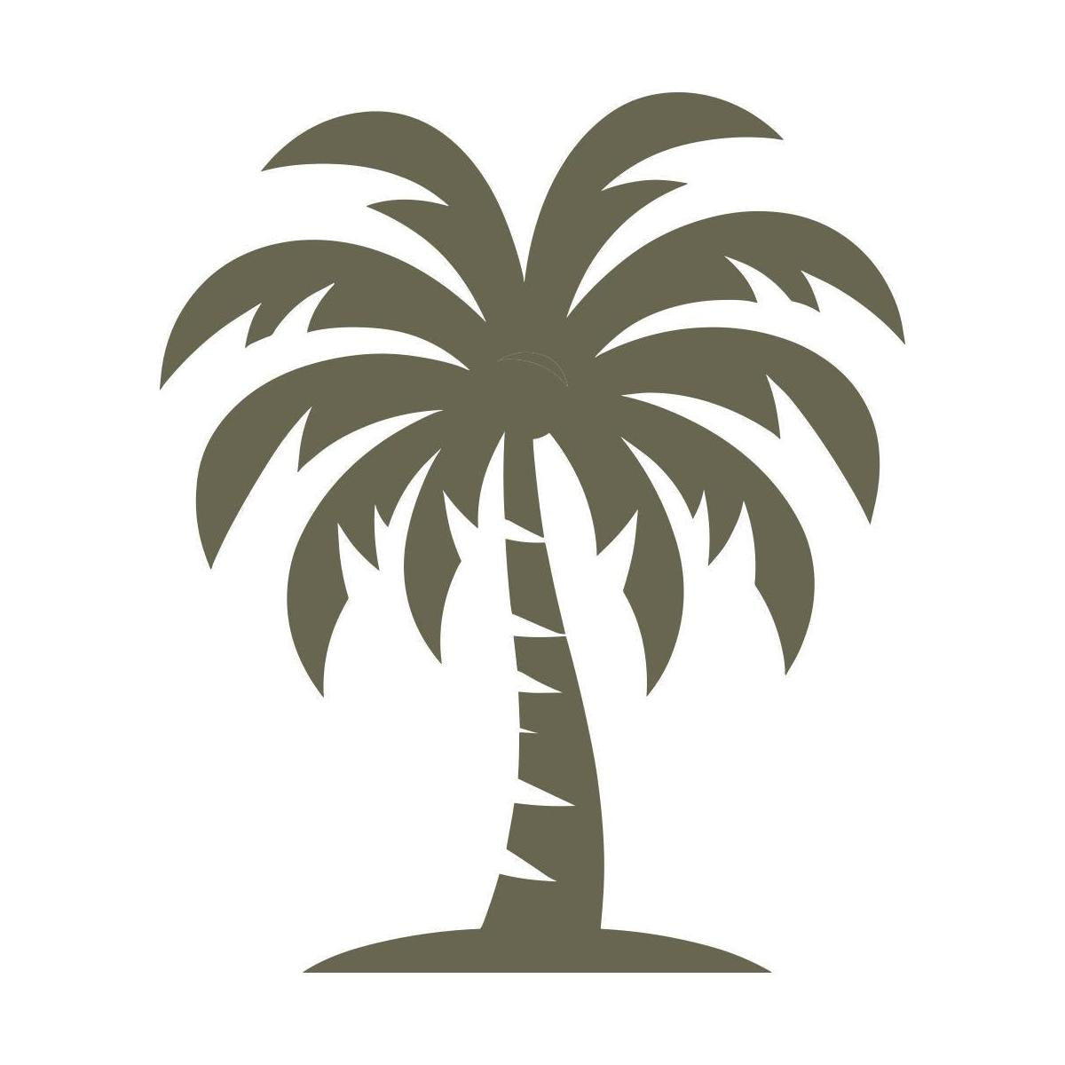 Palm Tree Delrin Leather Stamp - All Good Leather Co.