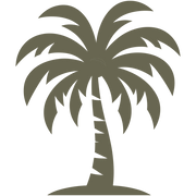 Palm Tree Delrin Leather Stamp - All Good Leather Co.