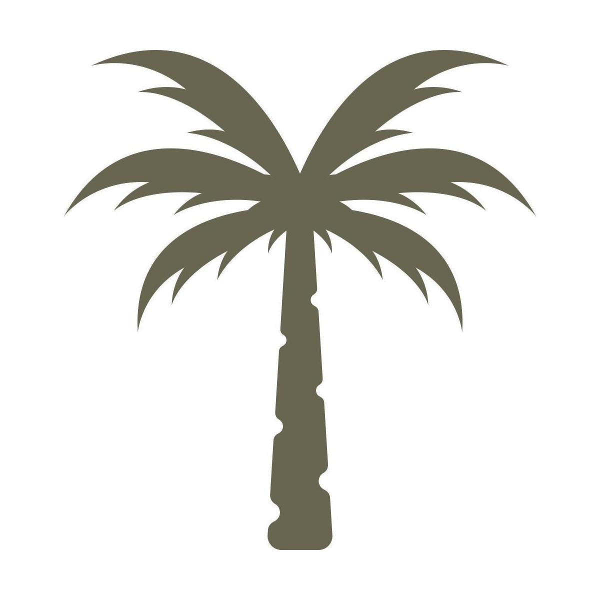 Palm Tree Delrin Leather Stamp - All Good Leather Co.