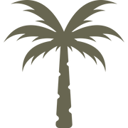 Palm Tree Delrin Leather Stamp - All Good Leather Co.