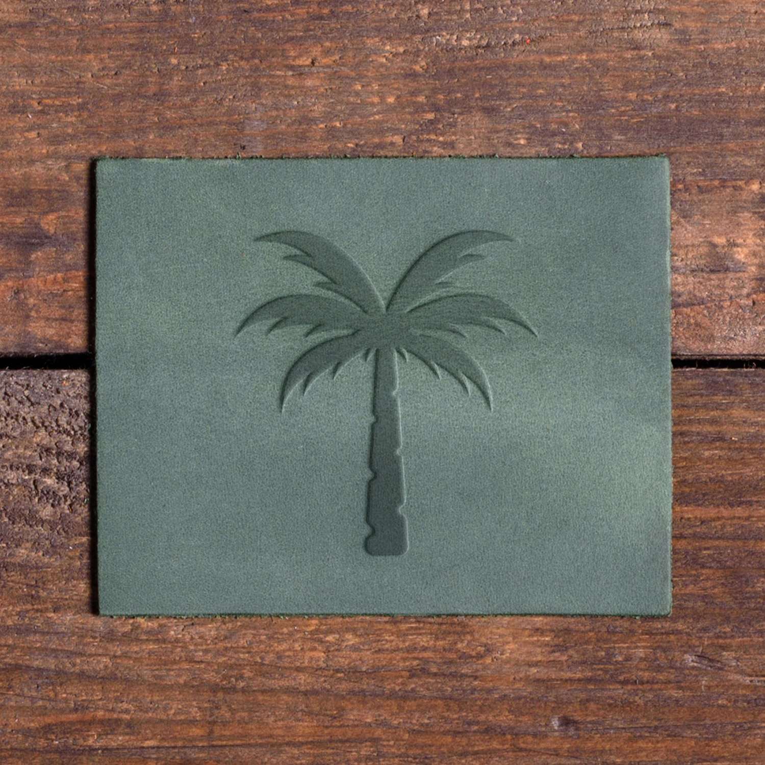 Palm Tree Delrin Leather Stamp - All Good Leather Co.