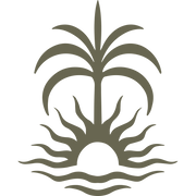 Palm Tree with Sun Delrin Leather Stamp - All Good Leather Co.
