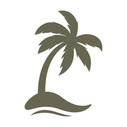 Palm Trees Delrin Leather Stamp - All Good Leather Co.