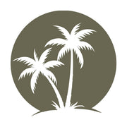 Palm Trees Delrin Leather Stamp - All Good Leather Co.