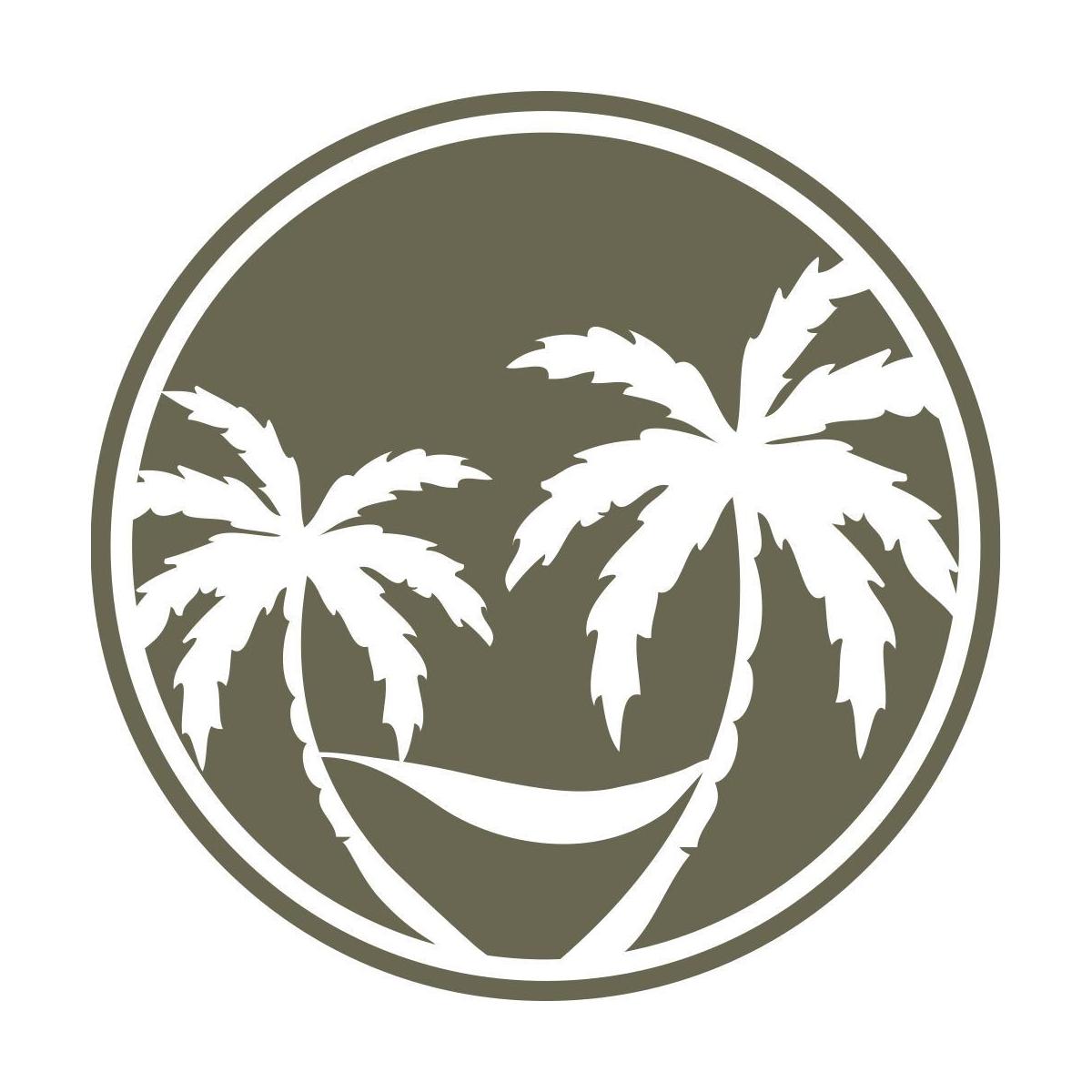 Palm Trees Delrin Leather Stamp - All Good Leather Co.