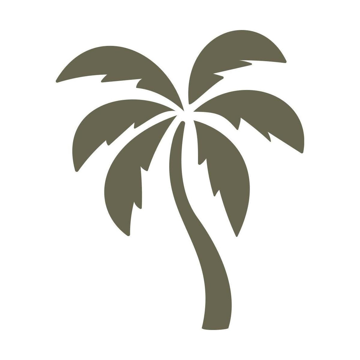 Palm Trees Delrin Leather Stamp - All Good Leather Co.