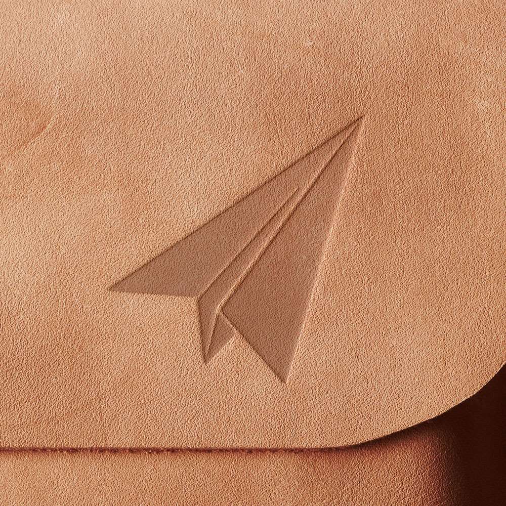 Paper Plane Delrin Leather Stamp - All Good Leather Co.