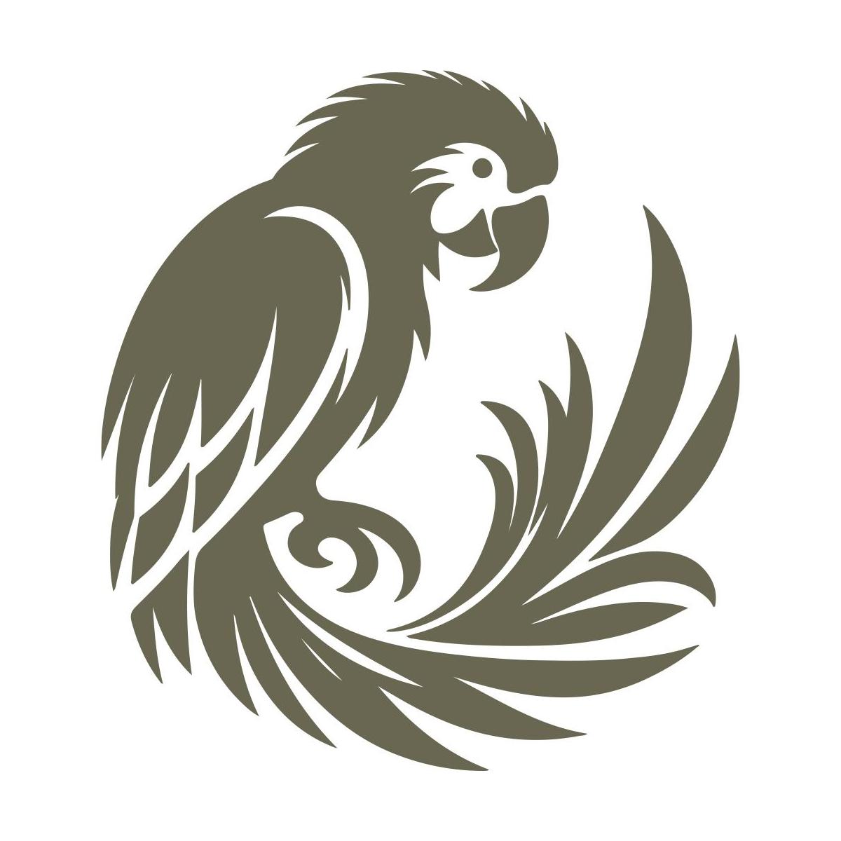 Parrot Delrin Leather Stamp - All Good Leather Co.
