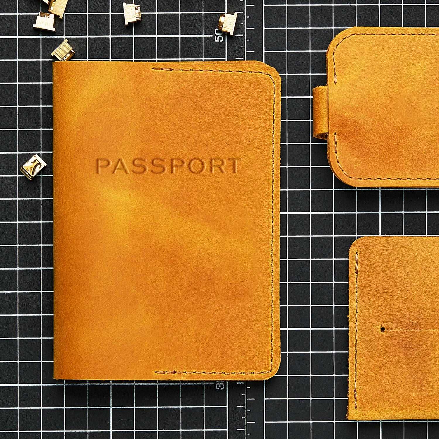 Passport Delrin Leather Stamp - All Good Leather Co.