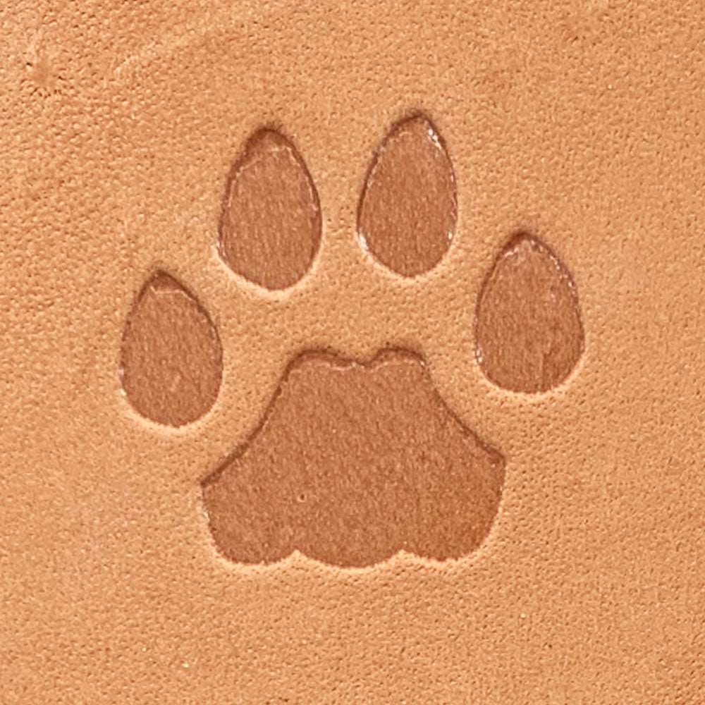 Paw Delrin Leather Stamp - All Good Leather Co.