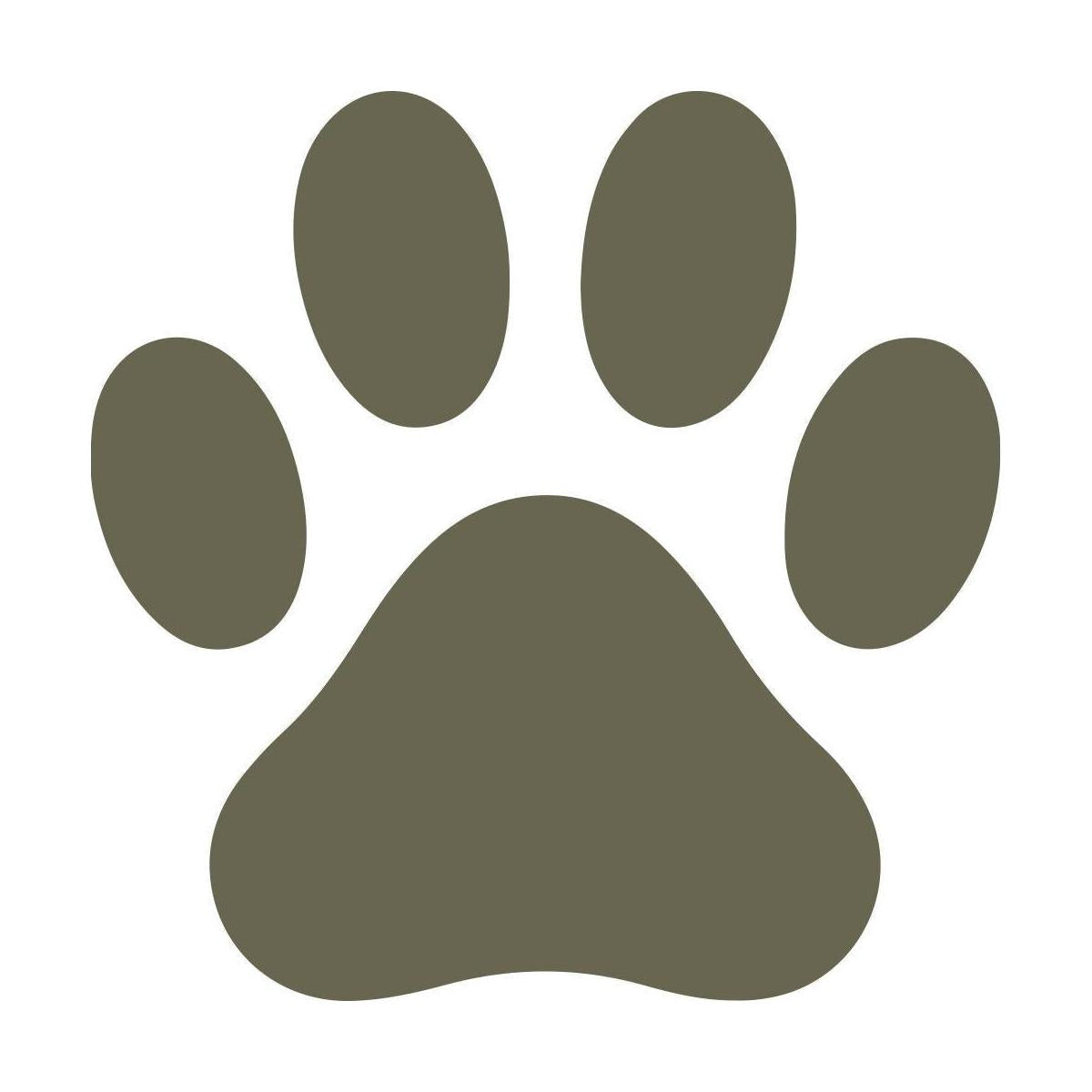 Paw Delrin Leather Stamp - All Good Leather Co.