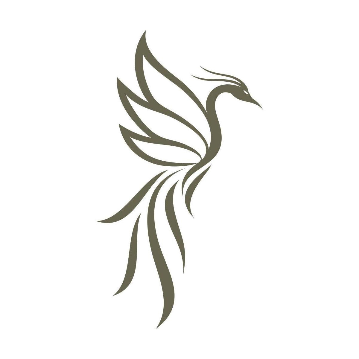 Phoenix Bird Delrin Leather Stamp - All Good Leather Co.