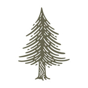 Pine Tree Delrin Leather Stamp - All Good Leather Co.