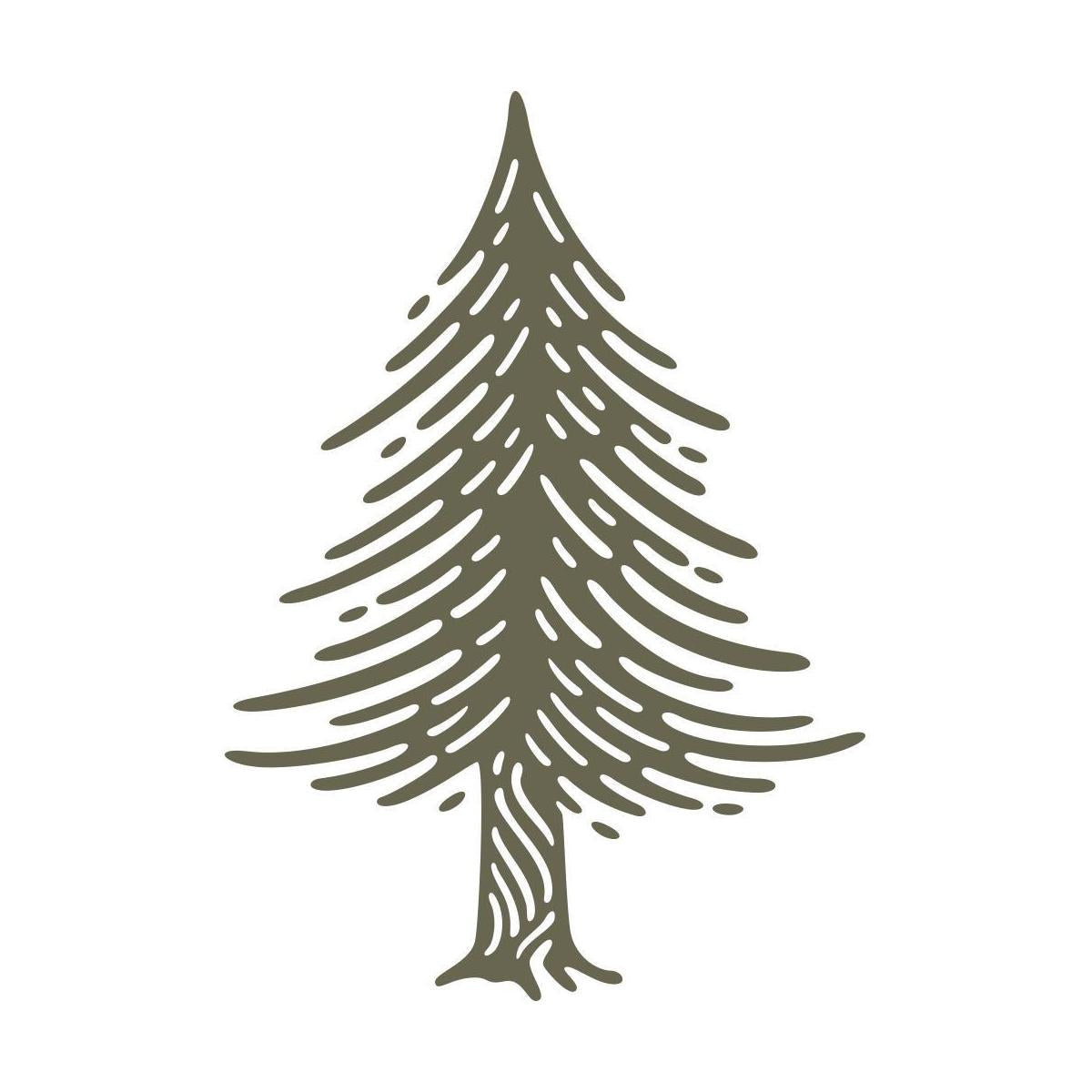 Pine Tree Delrin Leather Stamp - All Good Leather Co.