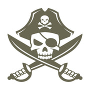 Pirate Skull Delrin Leather Stamp - All Good Leather Co.