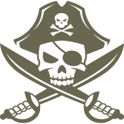 Pirate Skull Delrin Leather Stamp - All Good Leather Co.