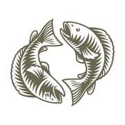 Pisces Zodiac Sign Fish Delrin Leather Stamp - All Good Leather Co.