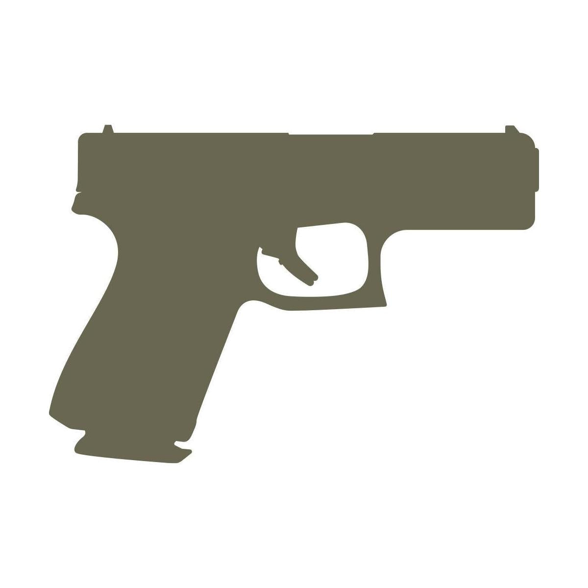 Pistol Delrin Leather Stamp - All Good Leather Co.