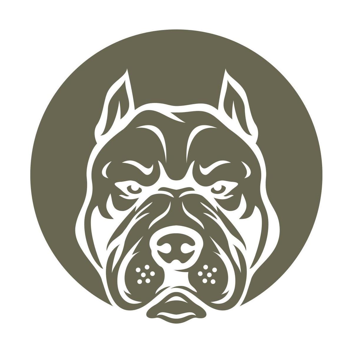 Pitbull Dog Delrin Leather Stamp - All Good Leather Co.