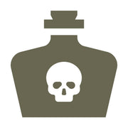 Poison Bottle Delrin Leather Stamp - All Good Leather Co.