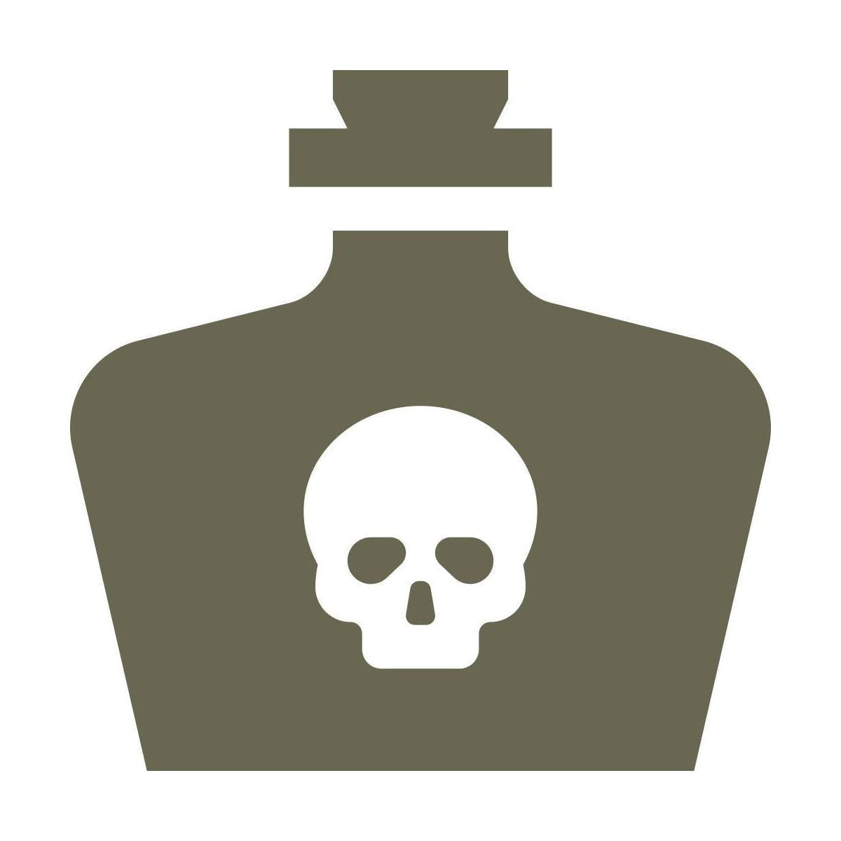 Poison Bottle Delrin Leather Stamp - All Good Leather Co.