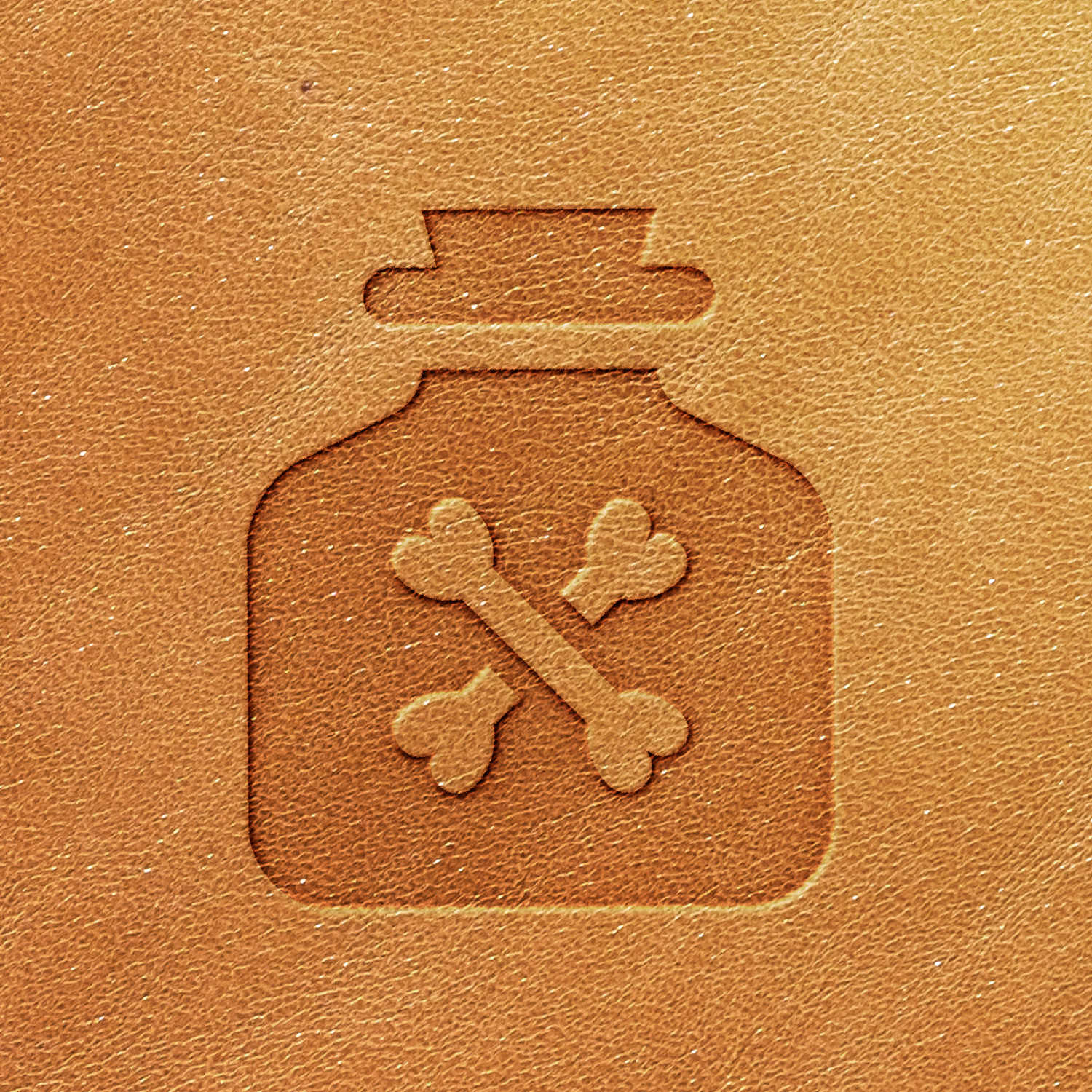 Poison Bottle Delrin Leather Stamp - All Good Leather Co.