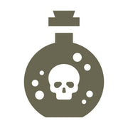Poison Bottle Delrin Leather Stamp - All Good Leather Co.