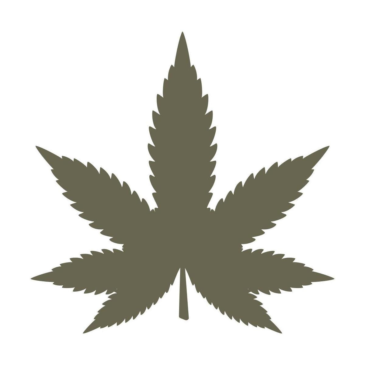 Pot Leaf Delrin Leather Stamp - All Good Leather Co.