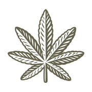 Pot Leaf Delrin Leather Stamp - All Good Leather Co.
