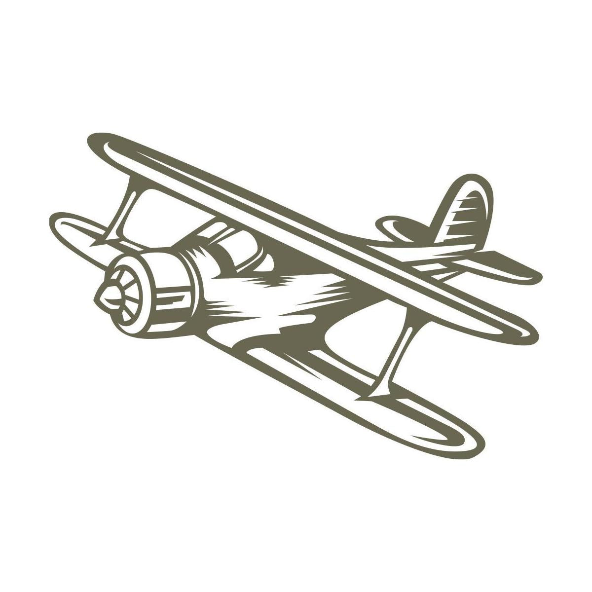 Prop Plane Delrin Leather Stamp - All Good Leather Co.